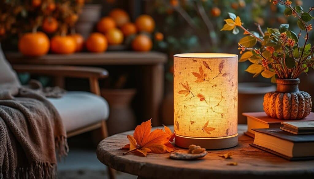 Adopter la lampe en papier pour une décoration d’automne