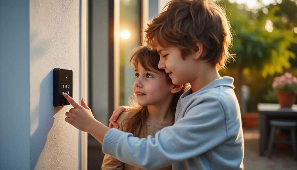 Comment changer le code de l'alarme pour garantir la sécurité des enfants ?