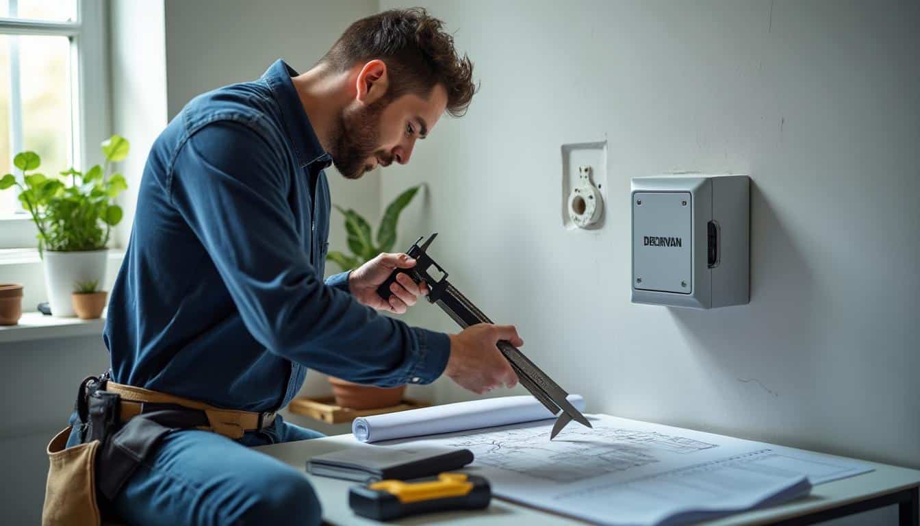 Illustration: Pourquoi le diamètre de la scie cloche pour la pose d’une prise électrique est-il si important ?