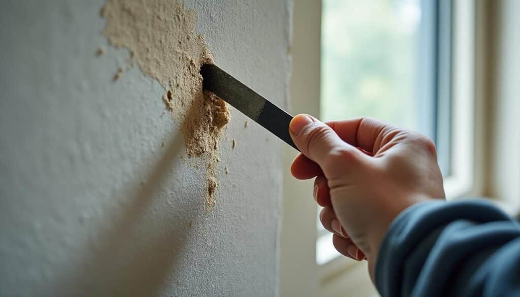 Bien percer un trou dans un mur avant d'utiliser des vis