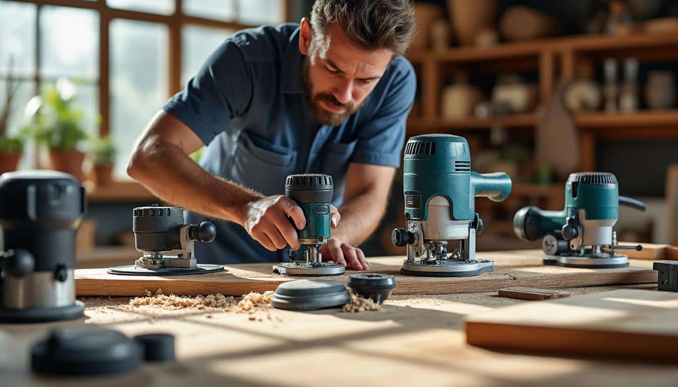 Illustration: Les types de guides adaptés à chaque modèle de perceuse