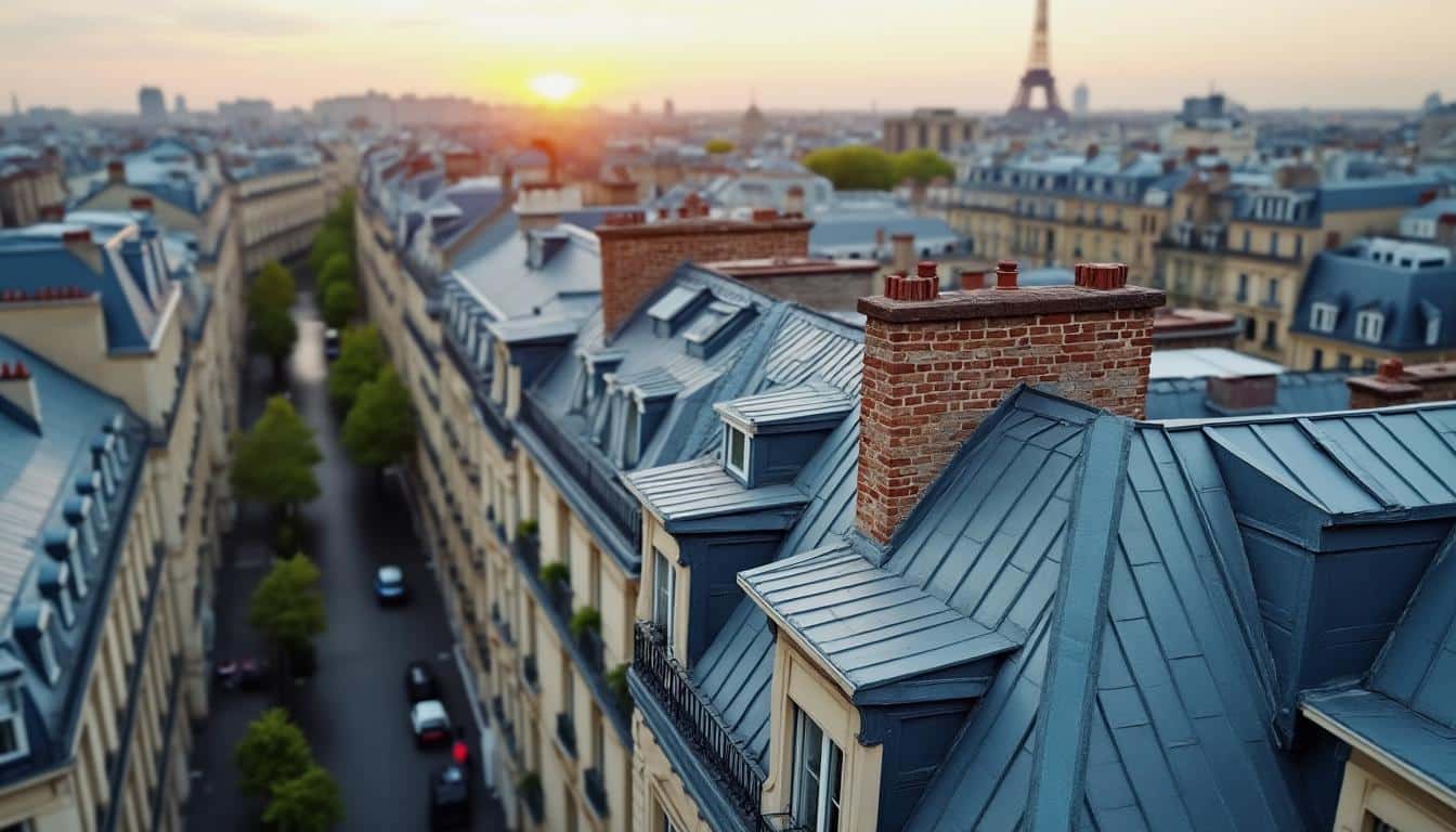 Illustration: Comprendre l’inspection visuelle par drone pour les toitures en milieu urbain parisien