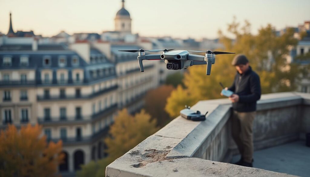 Inspection visuelle par drone de toiture à Paris : rapide et sécurisée