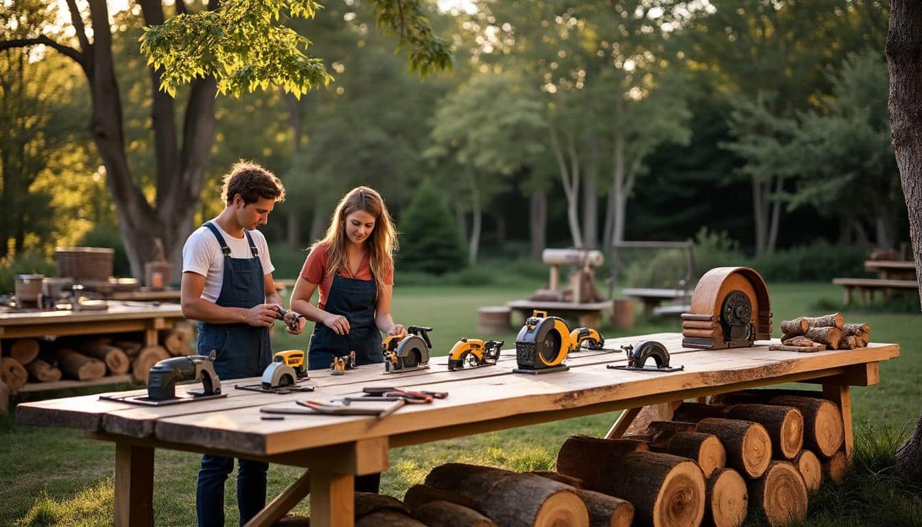 Illustration: Comprendre les types de scies circulaires adaptées à la découpe du bois de chauffage