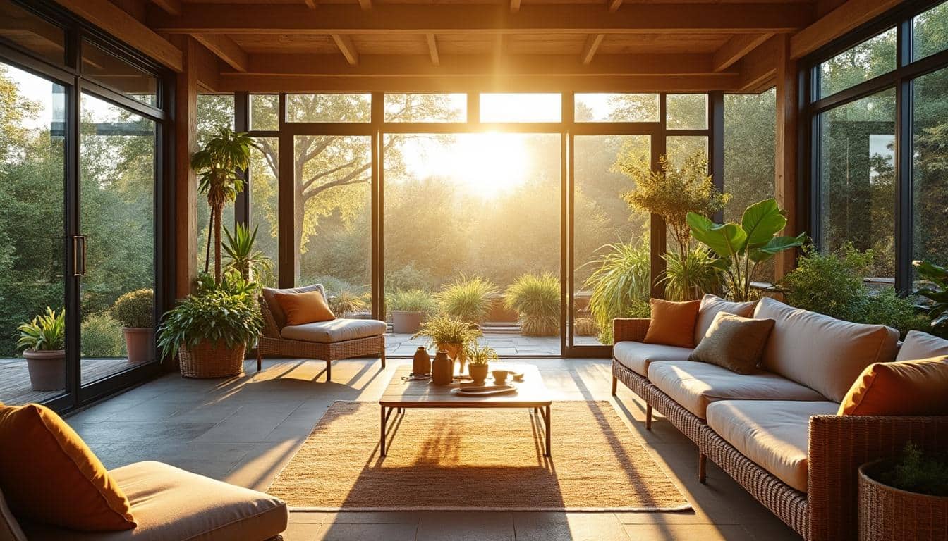 Store de toiture de véranda : confort et protection solaire optimale