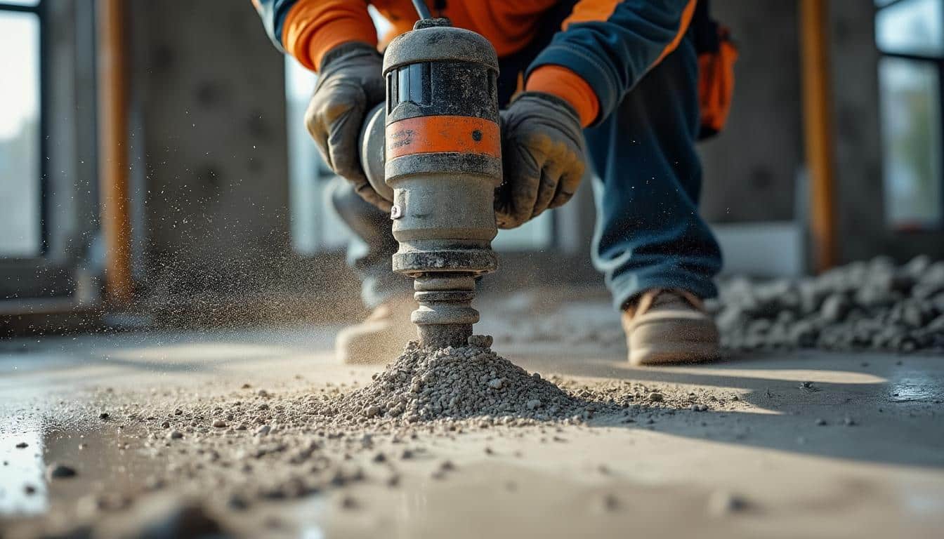 Casser une dalle en béton : méthodes efficaces et conseils pratiques