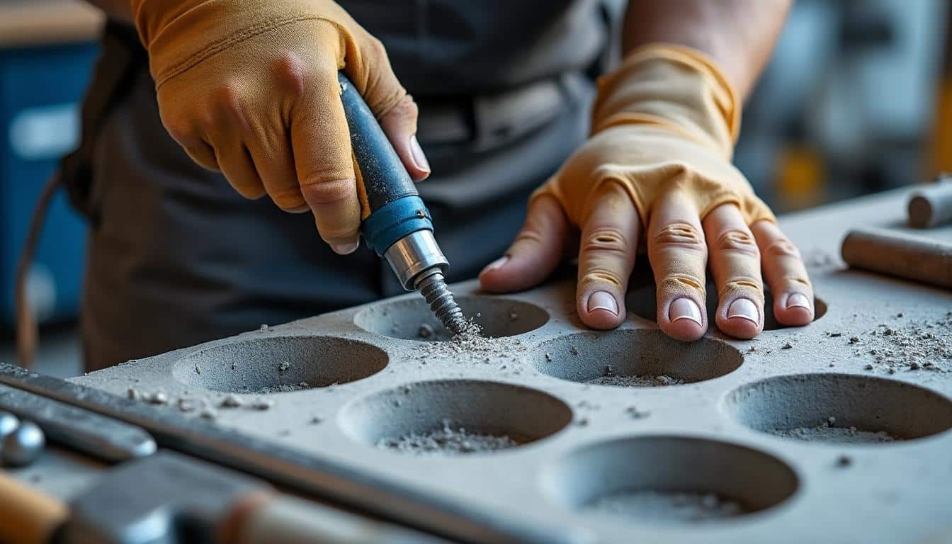 Illustration: Les différents types de chevilles adaptées aux hourdis et leurs caractéristiques techniques