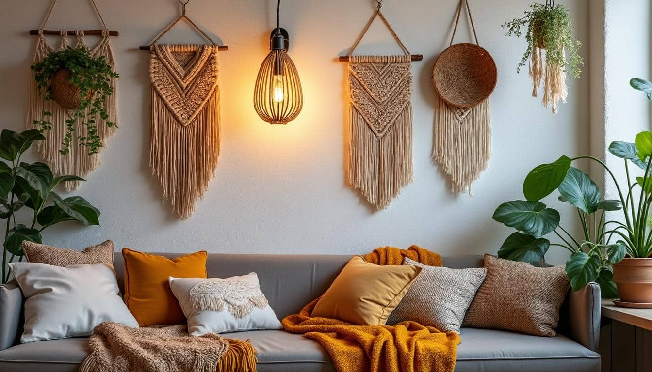 Illustration: Comprendre le charme d’une applique murale dans l’esprit bohème chic