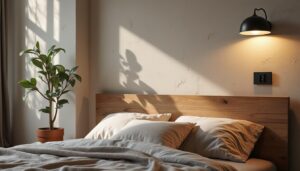 Applique murale tête de lit avec interrupteur : confort et style