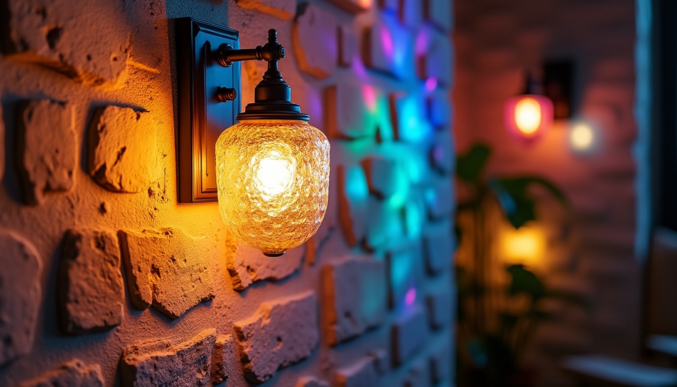 Applique murale en vitrail : charme et lumière artistique