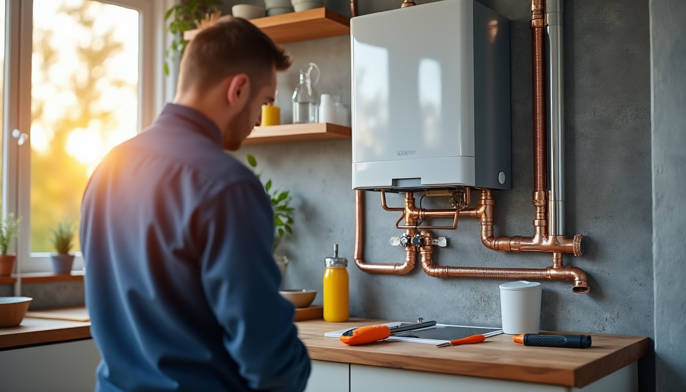 Illustration: Comprendre le fonctionnement et les spécificités de la chaudière à condensation