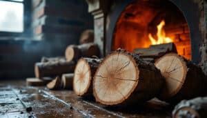 Bois humide pour cheminée : dangers, détection et solutions efficaces